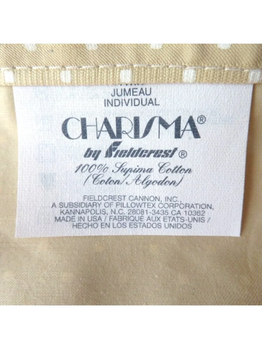 Charisma By Fieldcrest vintage charisma